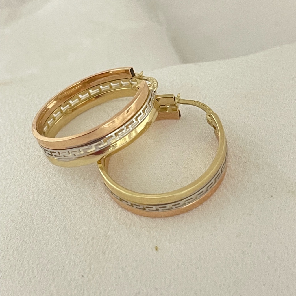 Solid 10k Gold Hoop Earrings